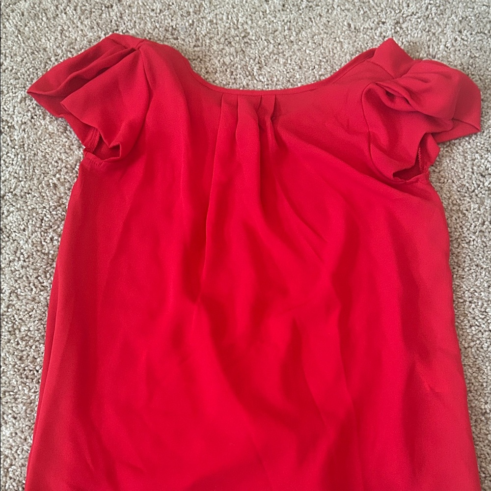 SHEIN Vibrant Red Blouse